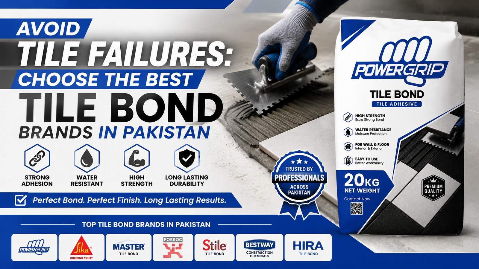 tile bond brands in Pakistan