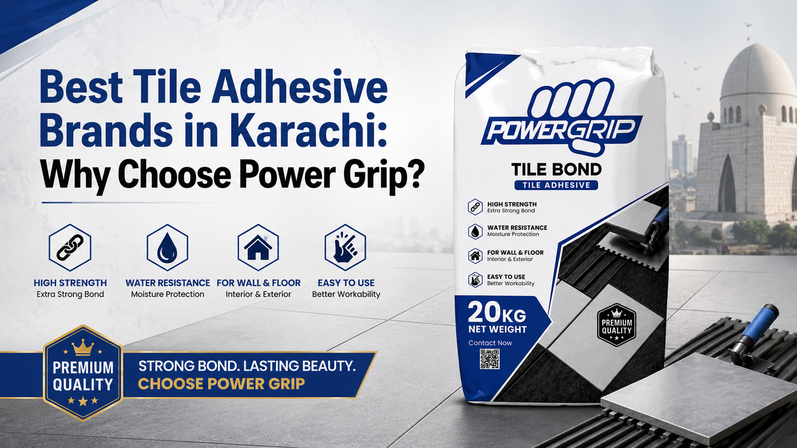 Best Tile Adhesive Brands in Karachi