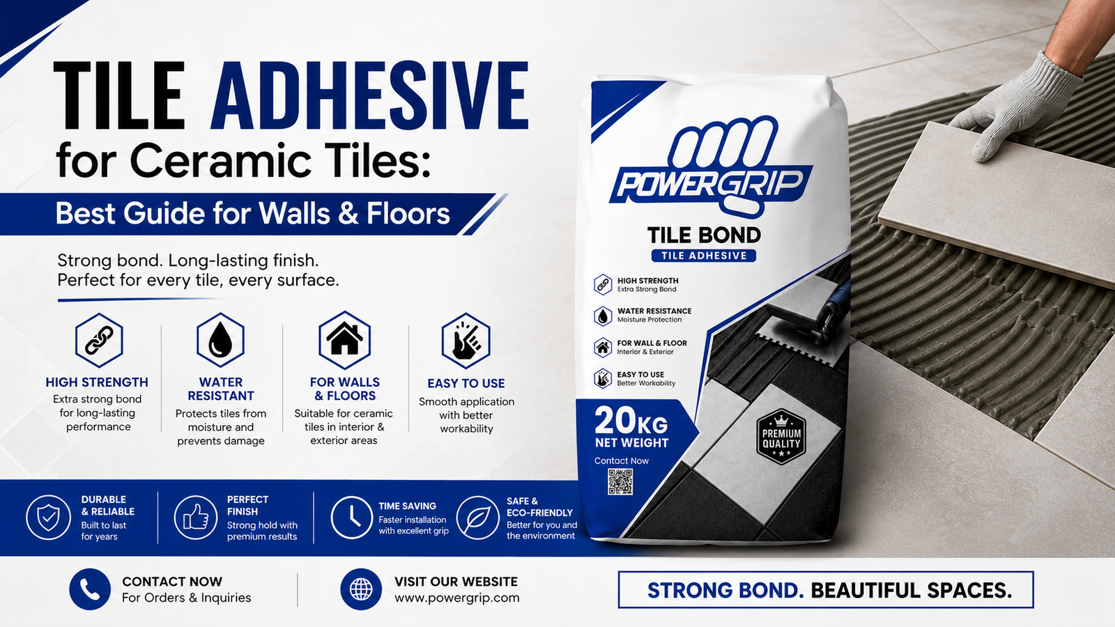 Tile Adhesive for Ceramic Tiles