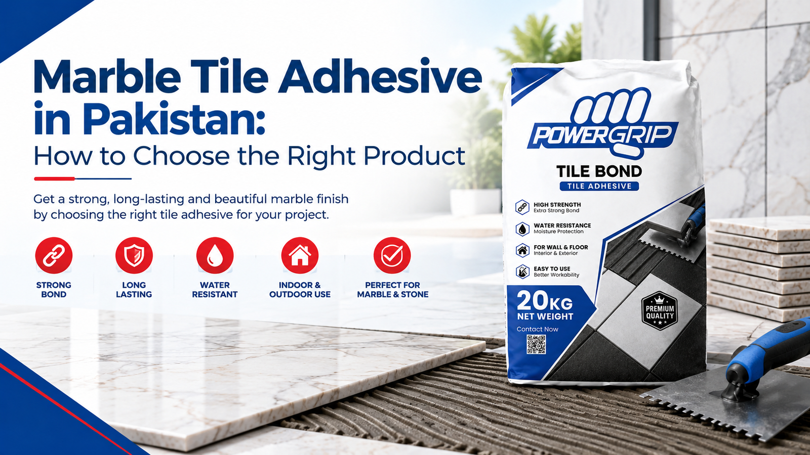 Marble Tile Adhesive Pakistan